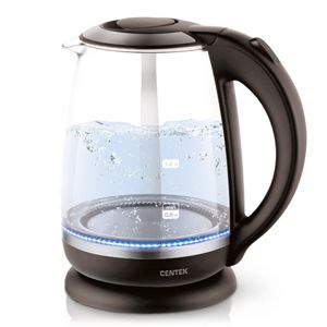 Чайник Centek CT-0015  Sevilla  стекло  2,0л  2200Вт, внутр. LED подсветка