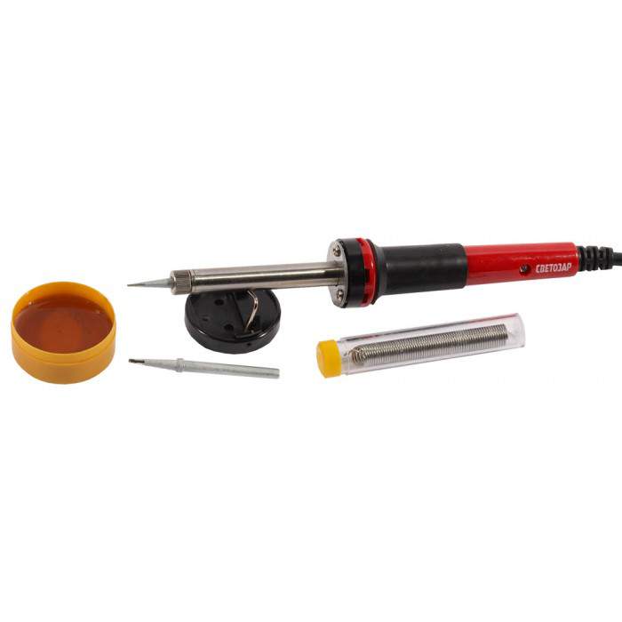 Паяльник Светозар LONG LIFE 30Вт/STAYER"PROFI"  SV-55300-30