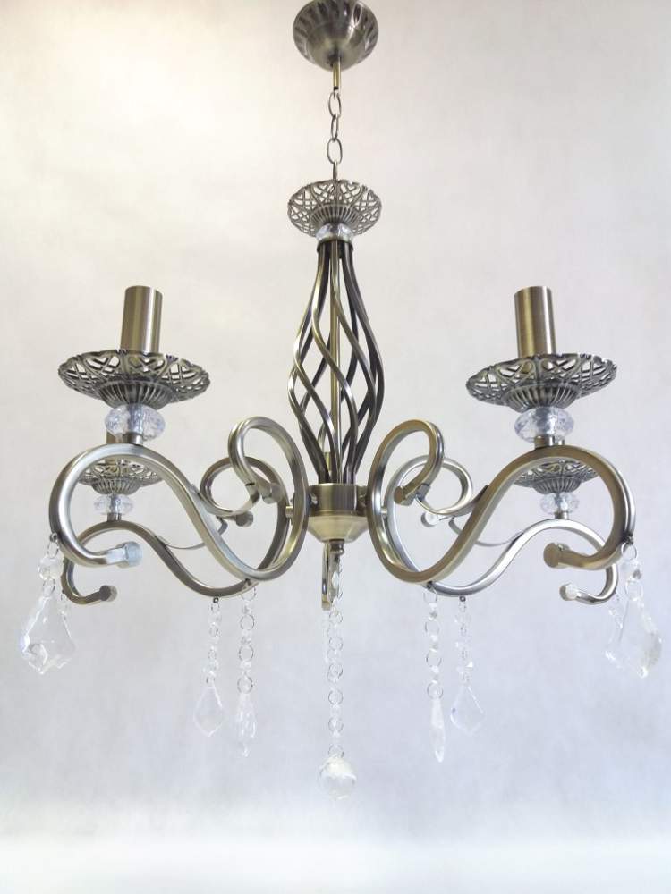 Vivid-Light - N1208/5 AB  Люстра потолочная SAINT   Е14 5х40W