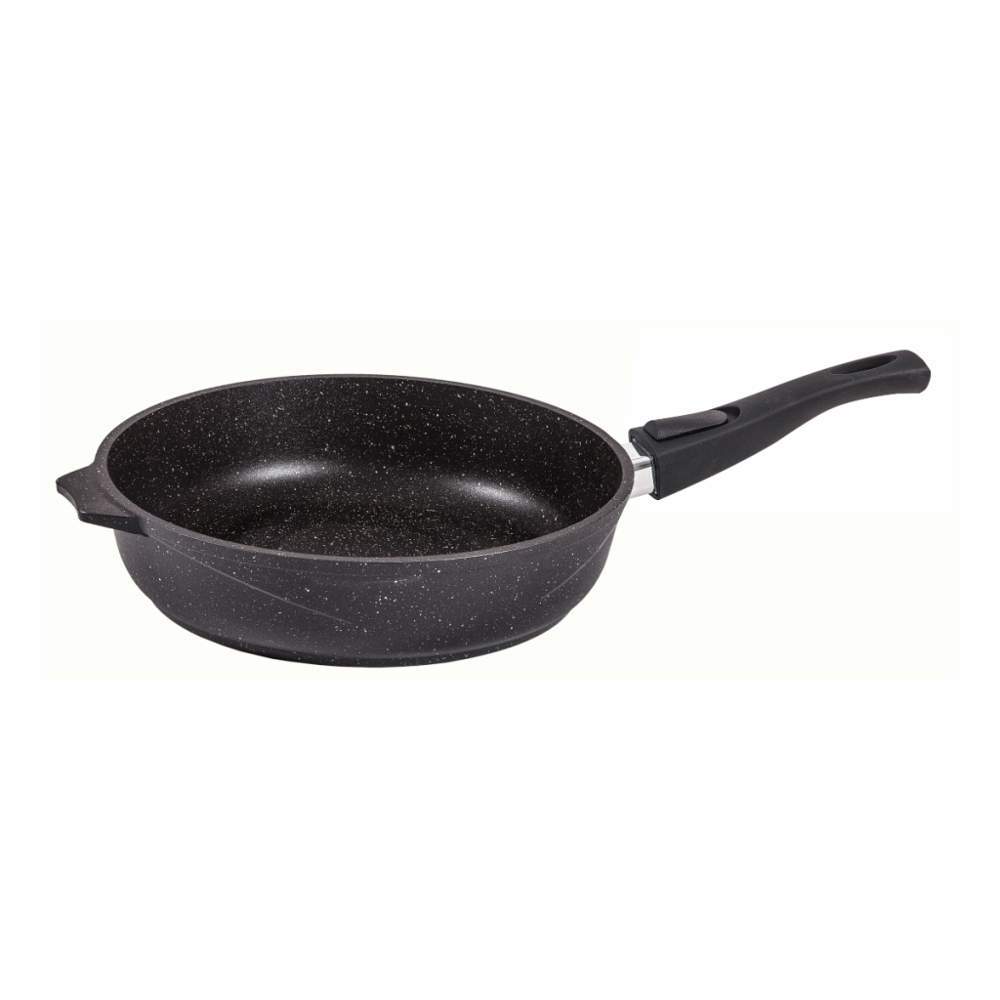 МЕЧТА Гранит Black Induction Pro Сковорода 022802и 220мм съемная ручка индукция