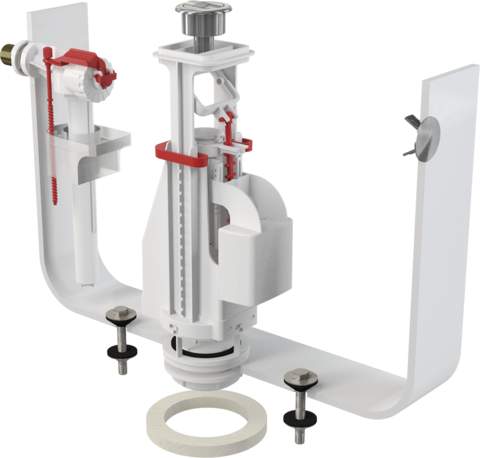 Комплект выпускной  SA08AK 1/2'' CHROM с дв.кнопкой,впуск.механ. А16 1/2