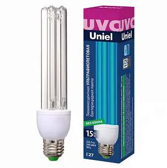 Лампа  ESL-PLD-25/UVCB/E27/CL ультраф.бактер. UL-00007271
