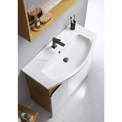 Тумба п/умыв. Basic с раков. Элеганс  850 дуб золотой  BAS0108DZ