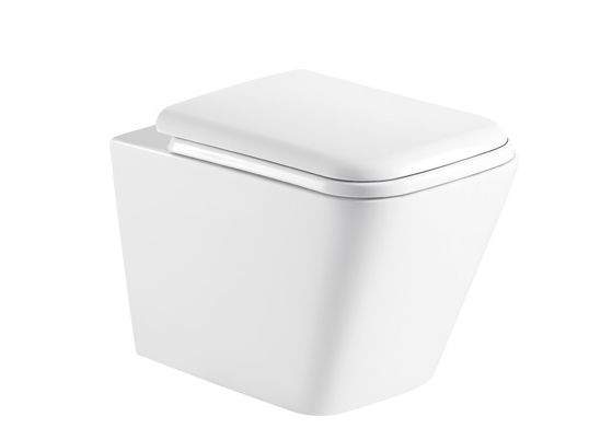 *Унитаз Azario Teramo квадр.подвесной безоб.  0052