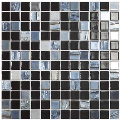 Мозаика Astra Black Черный ( на сетке)