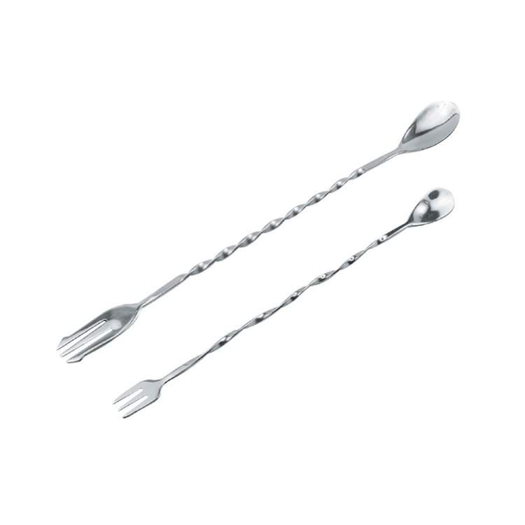 P.L. Proff Cuisine Ложка барная 81200340 Kingtex с вилкой 40см KXB-A2001C  