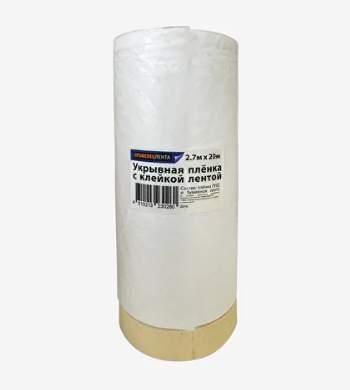 Укрывная пленка с Профспецлентой (2 в 1) 2,4мх20м , 10мкм  (12)