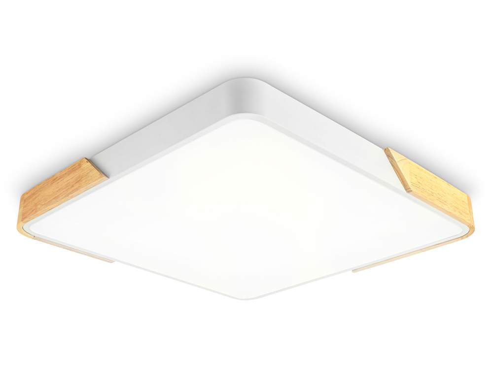 Светильник потол.без пульта 45W D500*500*50 FZ1313  WH/LW белый/св.дерево
