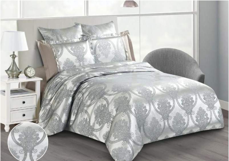 CLEO КПБ Satin Jacquard евро (50*70*2 70*70*2) 65% хлопок/20% ПЭ/15% вискоза 31/090-SG