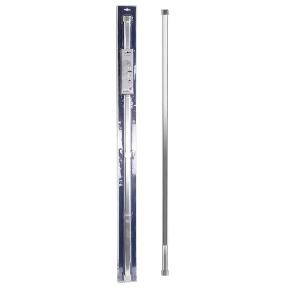 Карниз в ванную GFmark 1,2х2,2  телескоп.хромир. из алюм. 100016