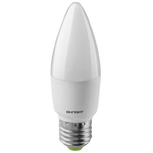 Лампа Navigator 61960  OLL-C37 10вт E27 белый матовая  Свеча