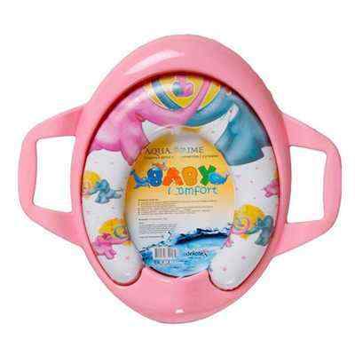 Сиденье-накладка д/унитаза дет. мягкое  AQUA-PRIME  Слонята  AQP.11.6506 / 275003