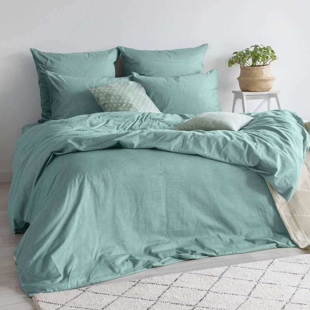 VEROSSA диагональ Melange Emerald КПБ 2Сп с нав. 50/70 775860