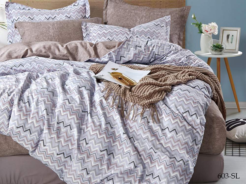 CLEO КПБ Satin Lux набивной дуэт (50*70*2 70*70*2)  41/603-SL