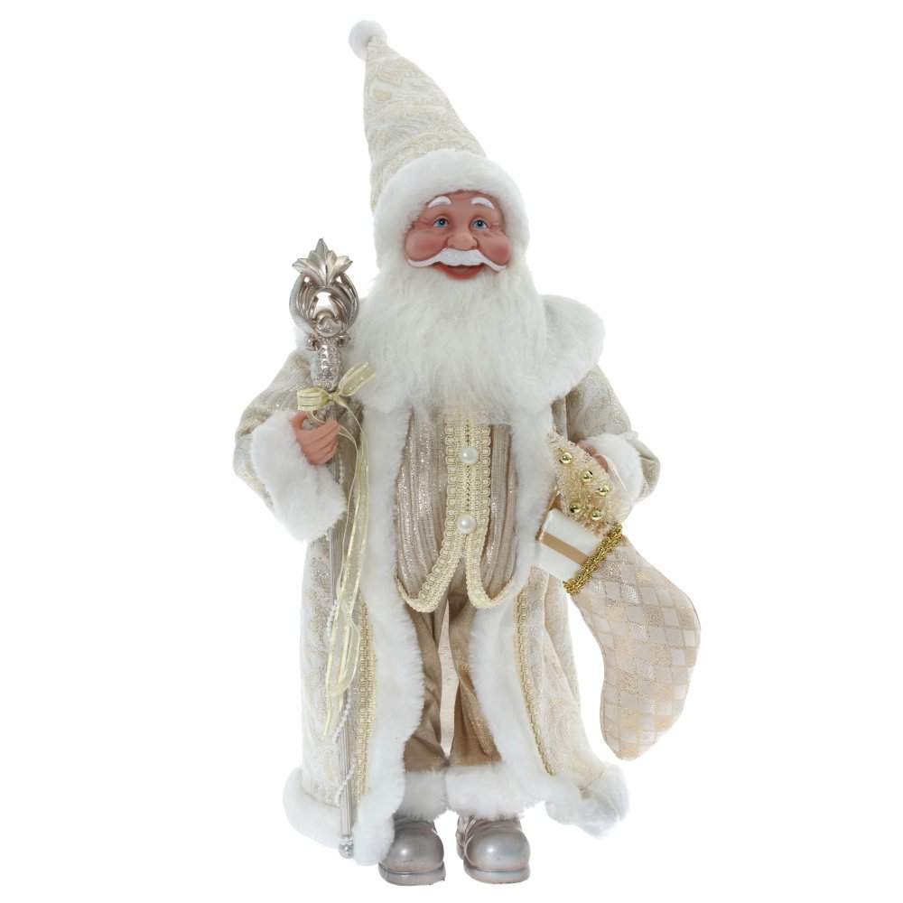REMECO COLLECTION Дед Мороз 754179 кремовый/золото 27х15х48/62см
