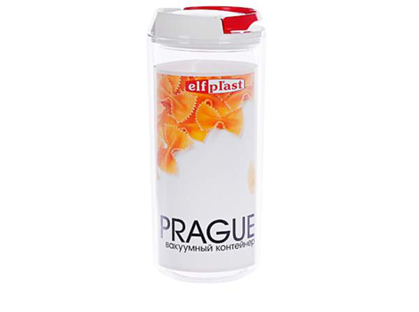 ЭЛЬФПЛАСТ Емкость 482 Prague д/сыпучих 1250мл 105х105х230мм (24) 