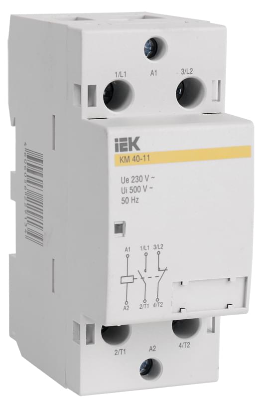 Контактор мод. КМ40-11  40А/2п  1з  АС ИЭК  МКК10-40-11