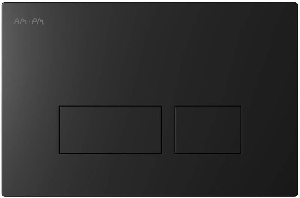 Клавиша  I047038 PRO S  д/инсталляции пневм.,пластик,черный матов.