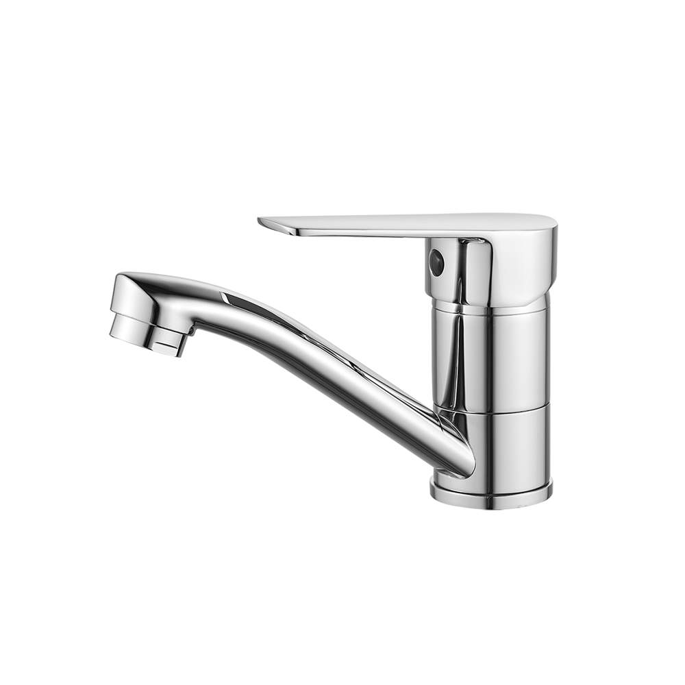 Смеситель Rossinka  S35-22  д/умывальника с повор.изливом хром
