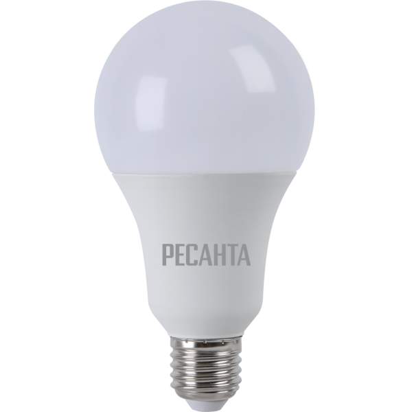Лампа светодиод.LL-R-A80-20W-230-4K-E27 груша,20Вт,нейтр.Е27 Ресанта