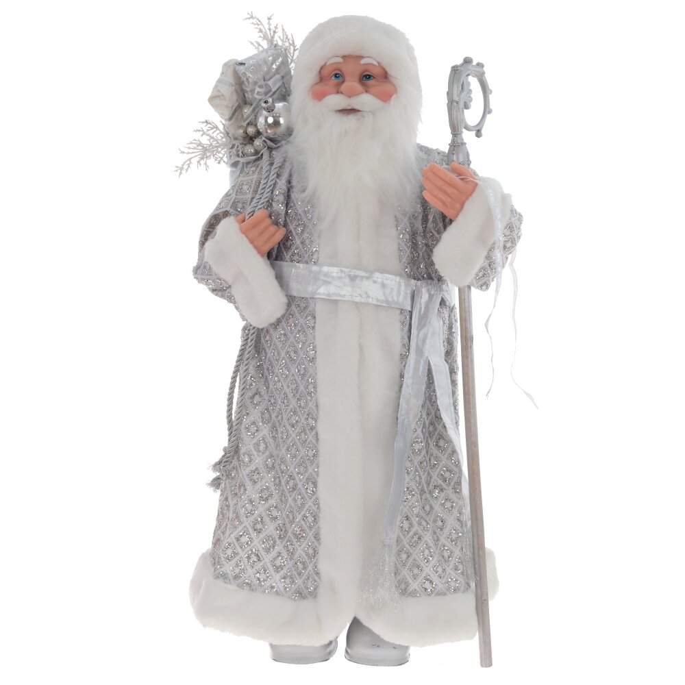 REMECO COLLECTION Дед Мороз 807213 серебро 27х21х60см