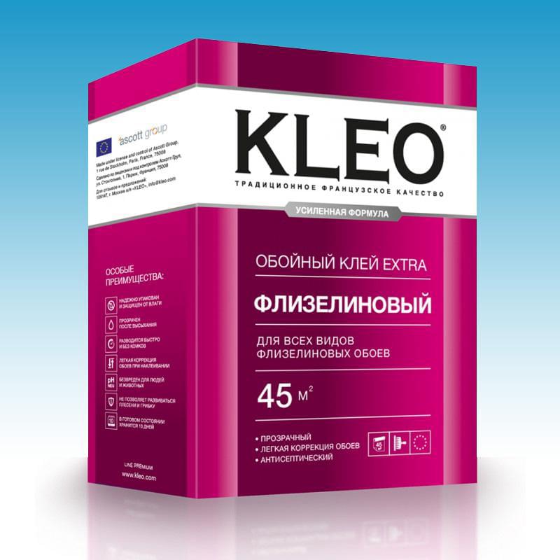 Клей KLEO EXTRA 45 для флизелиновых обоев сыпучий 320гр