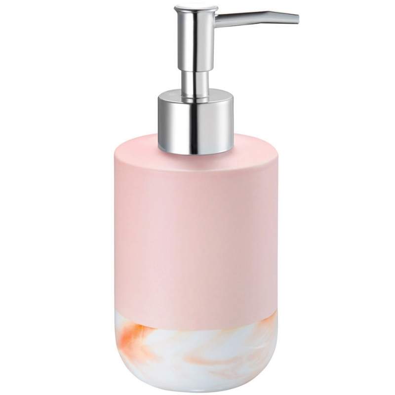 Дозатор д/жидкого мыла настольный розовый, керамика, TRENDY FOR-TR021