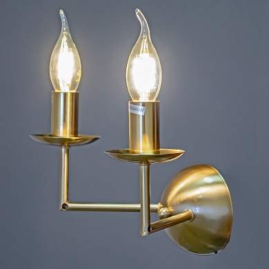 Бра DWS2102/2AW GAB бронза 2х40W E14 h268  SJNG23