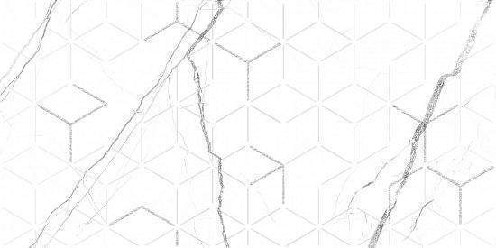 Силуэт / Siluet GT Бел. Декор кер. 250х500 _ 1 \7  GT124VG