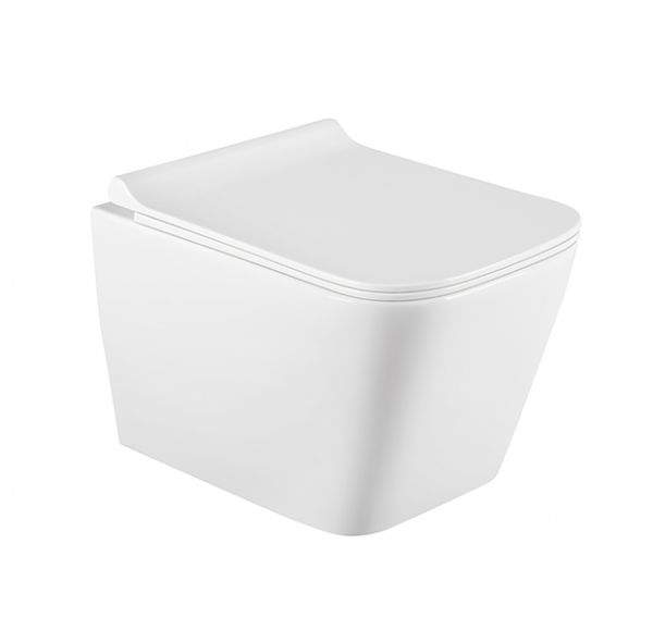 Унитаз подвесной Cube Pro  б/ободк. с/кр Soft-close 
