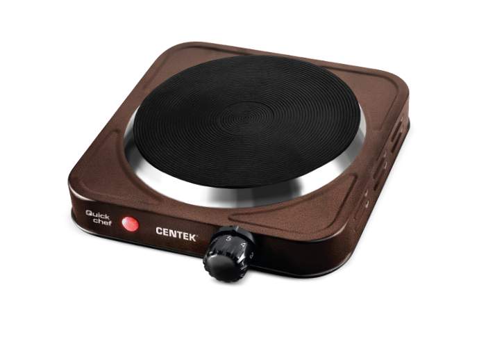 Плитка эл. Centek CT-1506 1конф. чугун 155мм 1000Вт Siberia