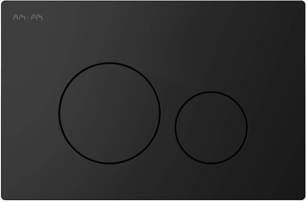 Клавиша  I049038 PRO L  д/инсталляции пневм.,пластик,черный матов.