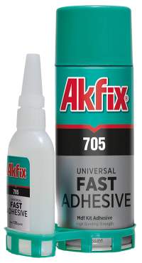 Клей Akfix 200мл+65гр 705