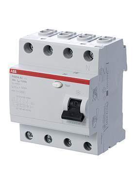 УЗО 4P ABB FH204AC 25A 30mA  (AC)   2CSF204004R1250