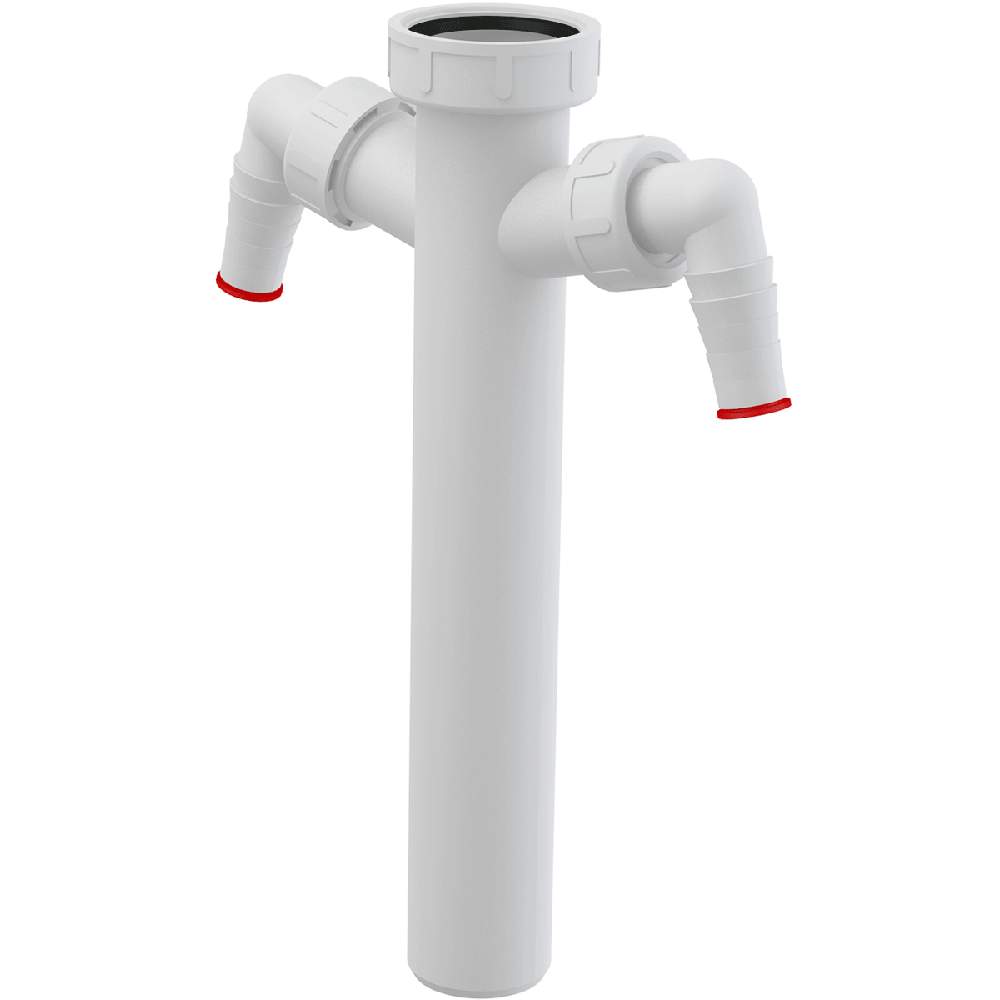 Патрубок д/сифона A44MN-DN40 с накидной гайкой 6/4" 