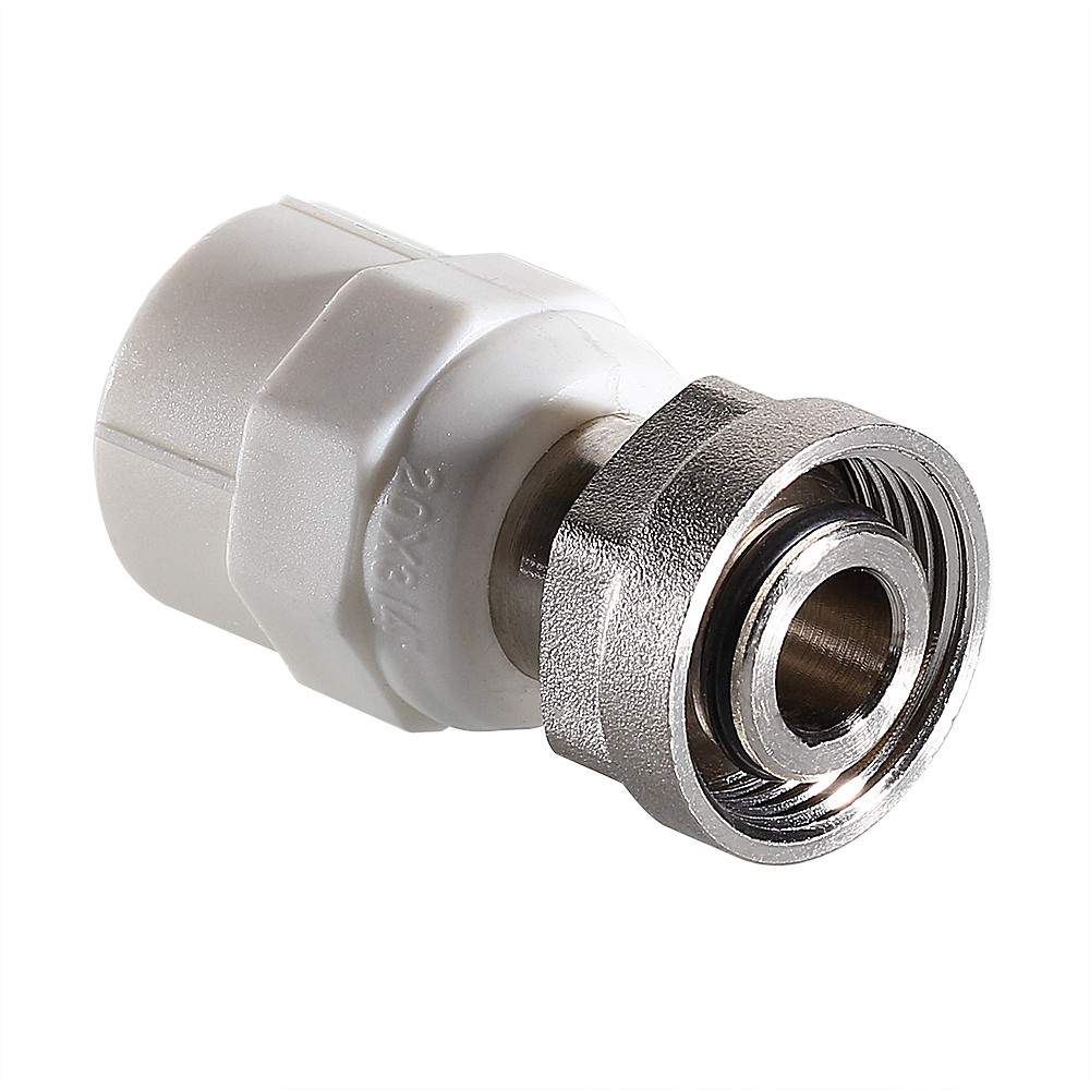 Соединитель Valtec PPR с накидной гайкой  20х3/4" ЕВРОКОНУС VTp.708.Е.02005