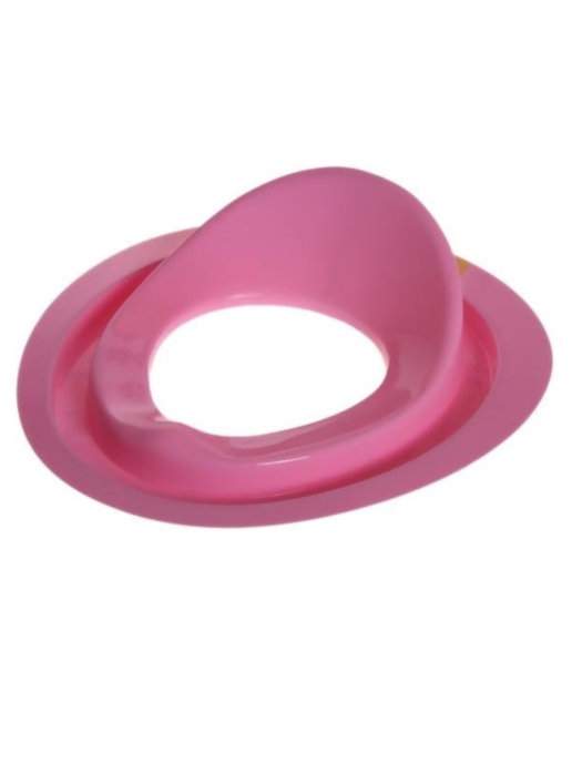 Сиденье-накладка д/унитаза детск. розовый 39х32см  384роз/225558