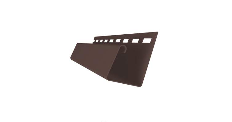 Профиль универсальный J 7/8" 3,00 GL ЯФАСАД  АСА темный дуб