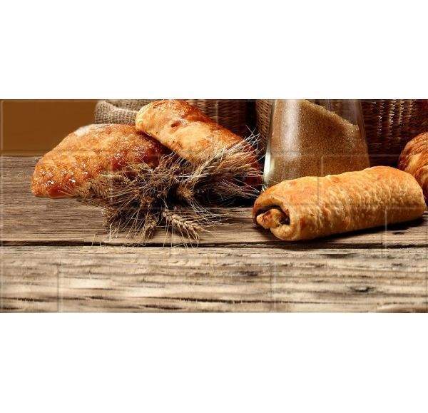 Брик  Кофе 3 панно  кремовый  300х600