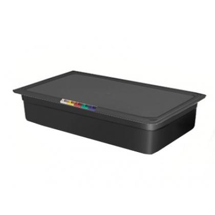 RESTOLA Гастроемкость полипропилен GN1/1 530х325х100мм 14л черная 422100113/589 (6) б/крышки