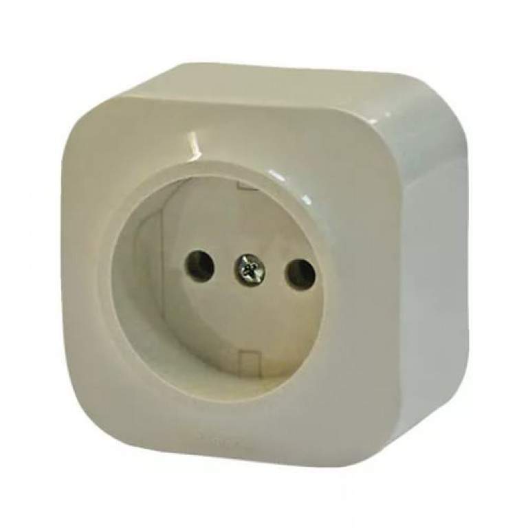 Розетка QUTEO б/з слон.кость  782240