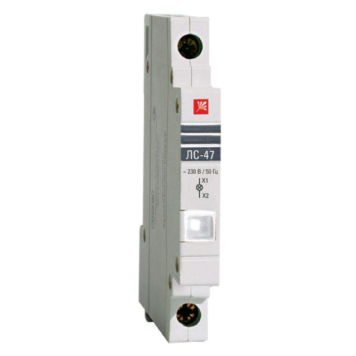 Лампа сигнальная ЛС-47 белая  PROxima EKF mdla-47-w-pro  444471