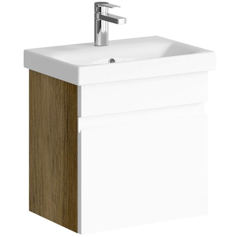 Тумба п/умыв. подвесн. Smart 50 Т5/DB  с рак Moduo 50 Slim дуб балтийский SRT0105DB