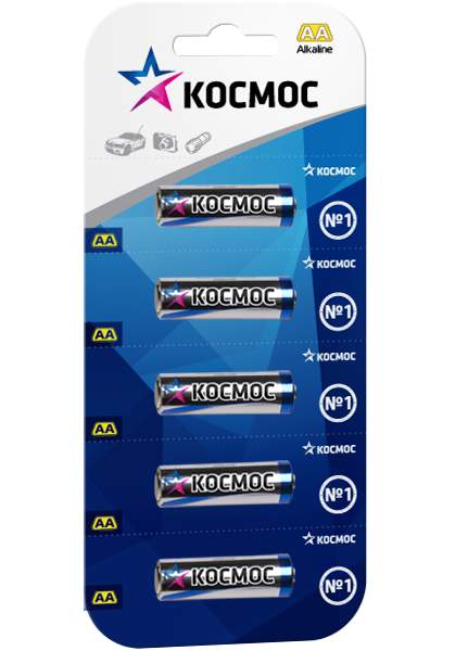Батарейка Космос  КОС LR6 5BL  LR6  5BL