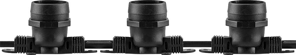 Гирлянда UDL-K110 40/E27/10M IP65 BLACK BELT-LIGHT  10м+1,5м шнур UL-00006440