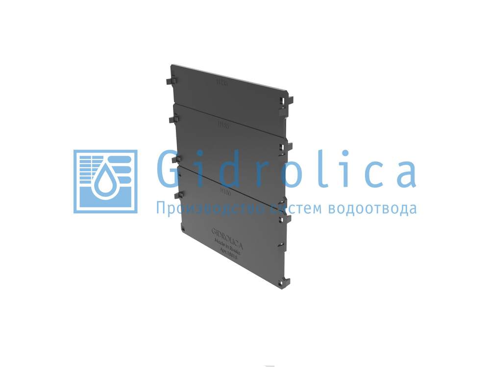Заглушка пластиковая для DN150 Н80-Н185