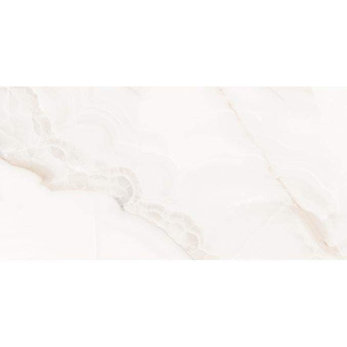 Оникс Император Уайт / Onyx Imperator White Керамогранит белый 600х1200 Полированный