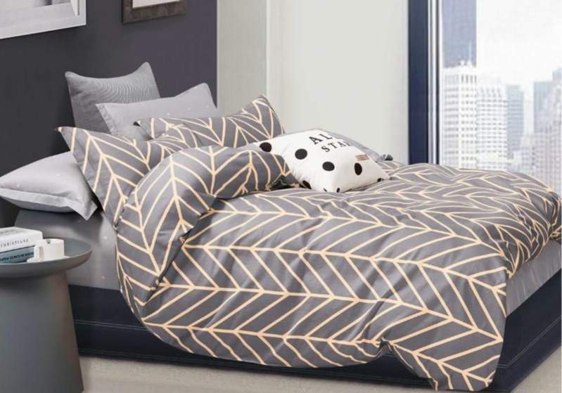 CLEO КПБ Satin de Luxe набивной евро (50*70*2 70*70*2) 100% хлопок 31/0099-SK 