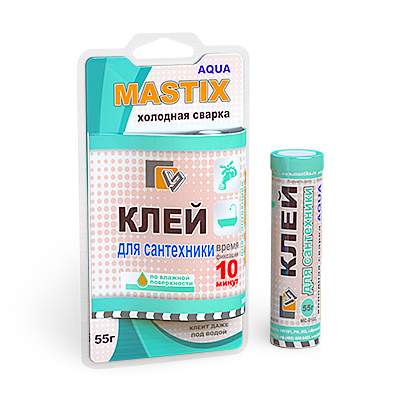 Холодная сварка Mastix для сантехники 55гр