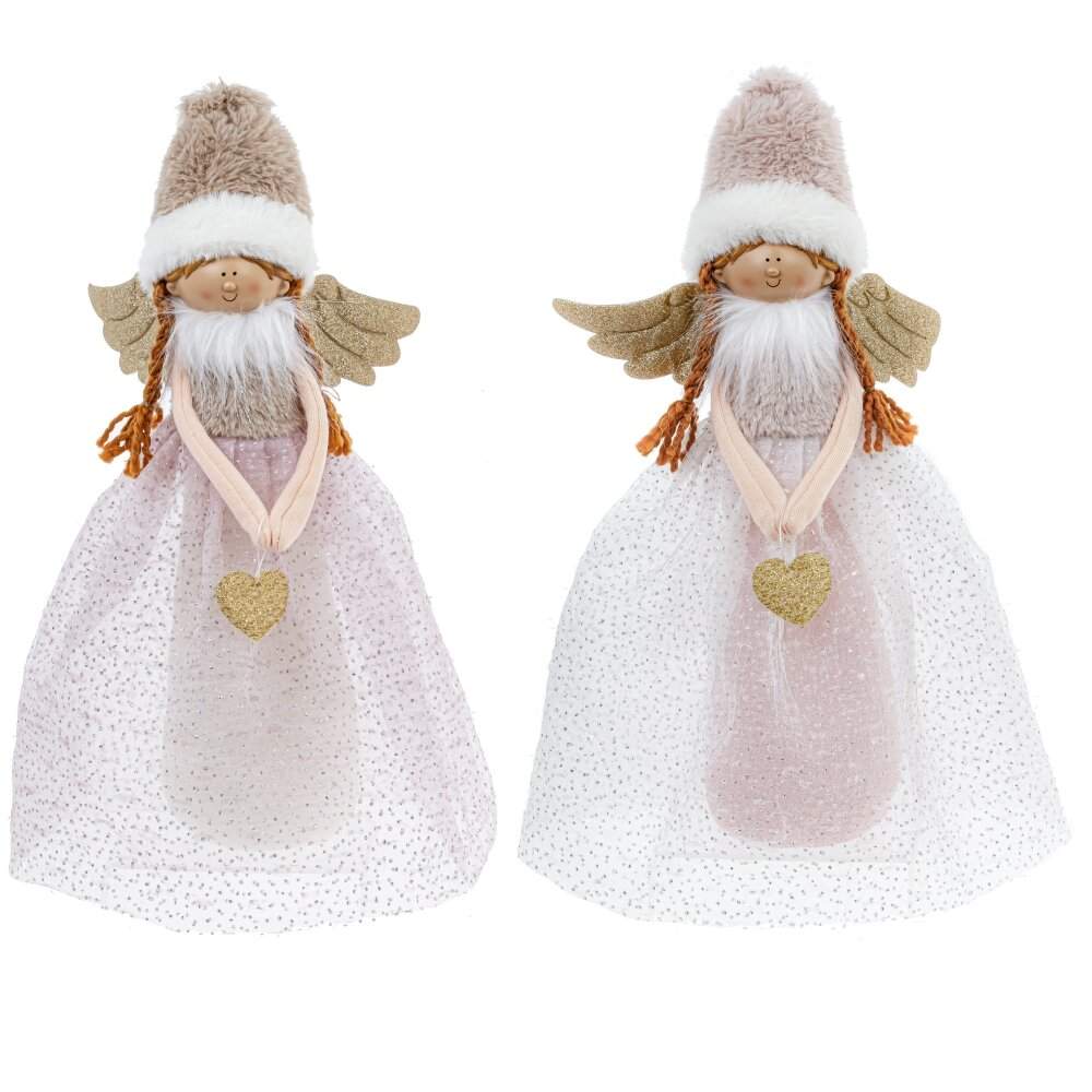 REMECO COLLECTION Изделие декоративное 808523 Фея розовый/золото 12х12х53см 